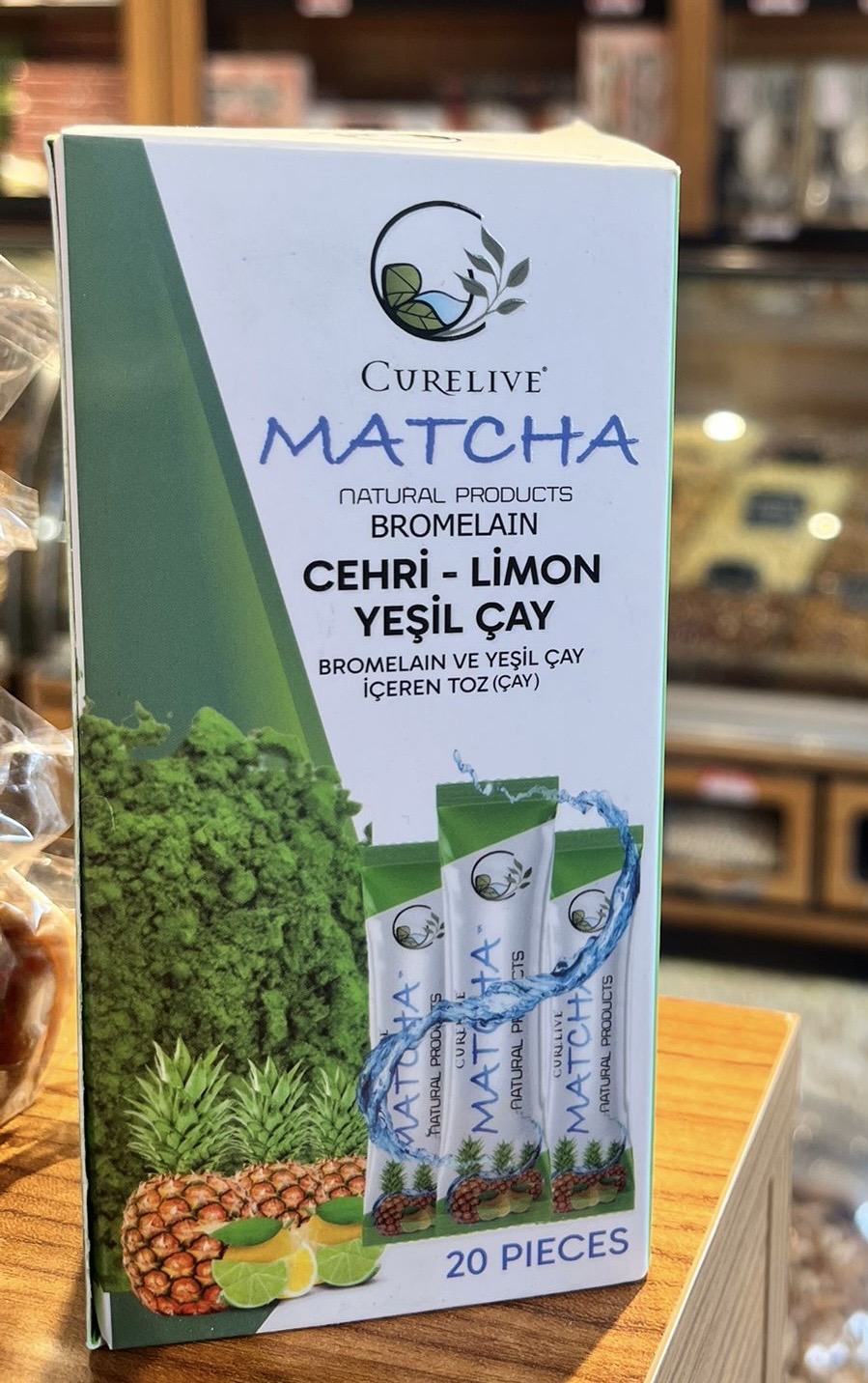 Matcha Cehri Limon Yeşil Çay