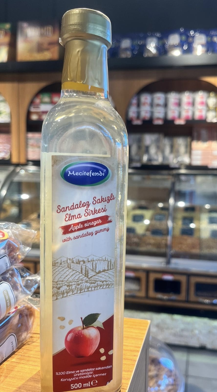 Mecitefendi Sandaloz Sakızlı Elma Sirkesi